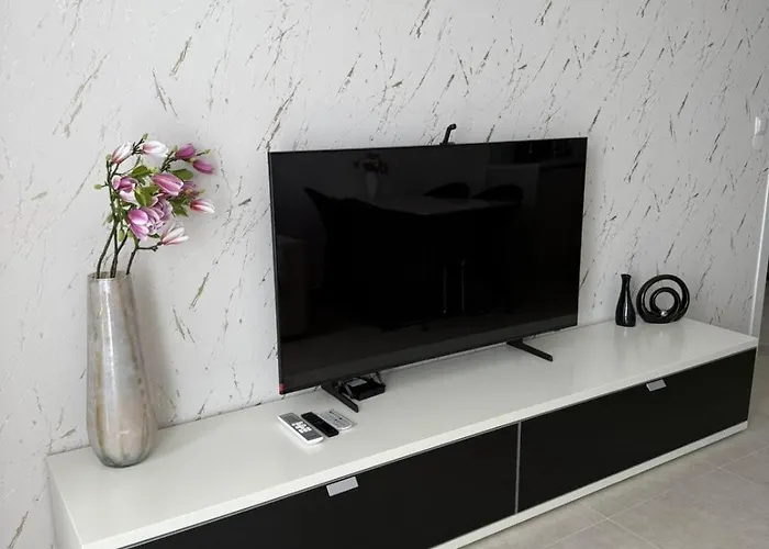 شقة Premium Polarstar Luxury 150 M Zum Pool 1 Balkon Meeresblick Google Tv Bis Zu 4 Personen